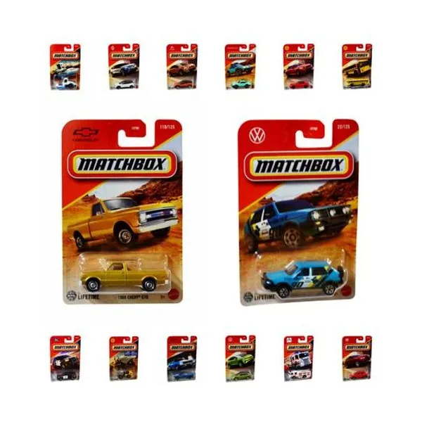 Auto básico matchbox en blister 10.8x16.5 cm x unidad modelos surtidos mattel