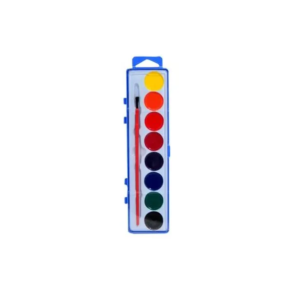 Acuarela 8 colores con pincel caja 5x21 Katana