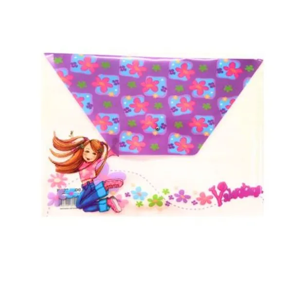 Sobre pvc con abrojo data bank valentina tamaño a4 horizontal