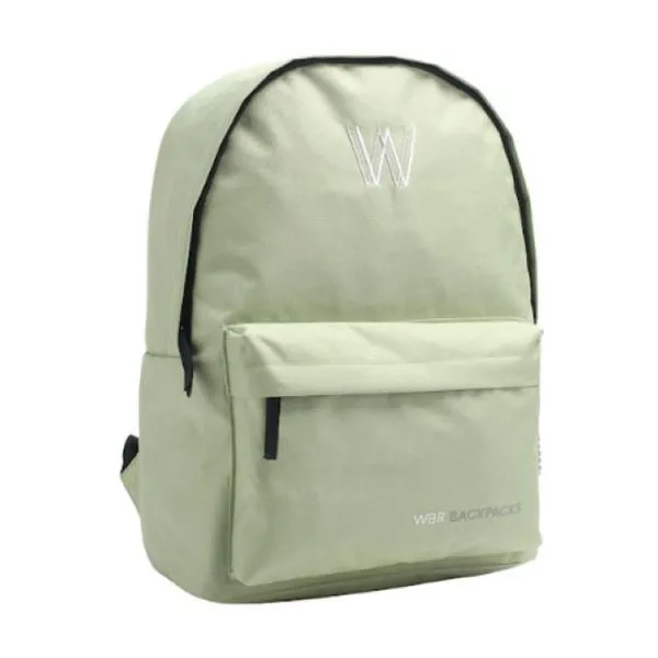 Wbr mochila 17" espalda -lisa bordada- "hielo