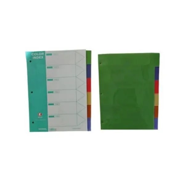 Separador escolar pvc the-pel 6 posiciones