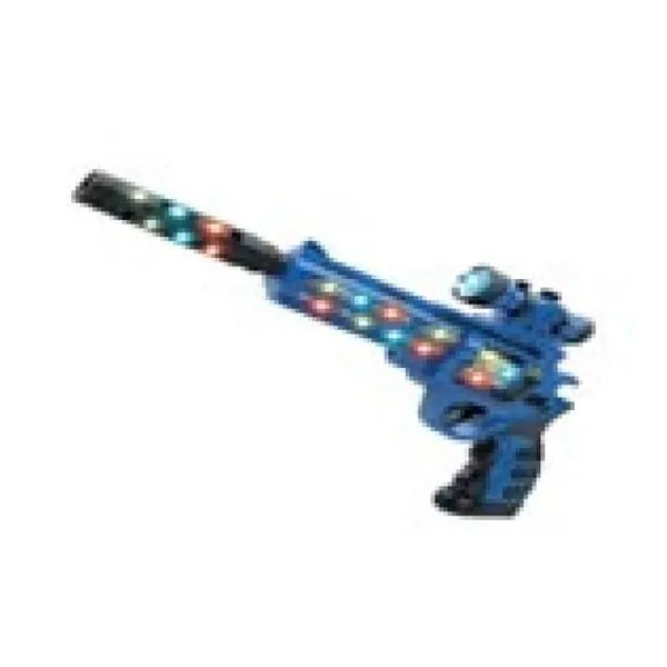 Revolver con luz, sonido y vibracion. con accesorio simil silenciador
