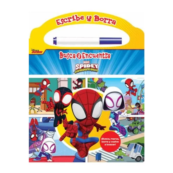 Escribe y borra Marvel spidey