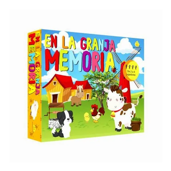 Juego de memoria en la granja 17.5x14.5 cm yuyu