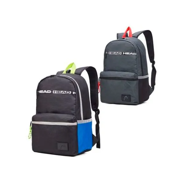 Mochila 18" espalda x1 colores surtidos head