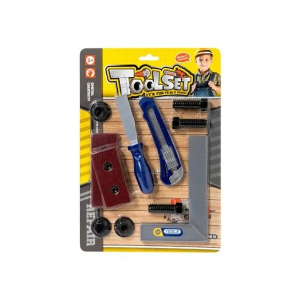 Set de herramientas 11 piezas en blister 21.5x31 cm