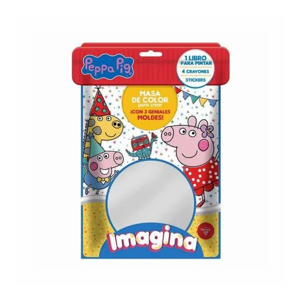 Libro para pintar con masa imagina Peppa Pig 15x24 cm vertice