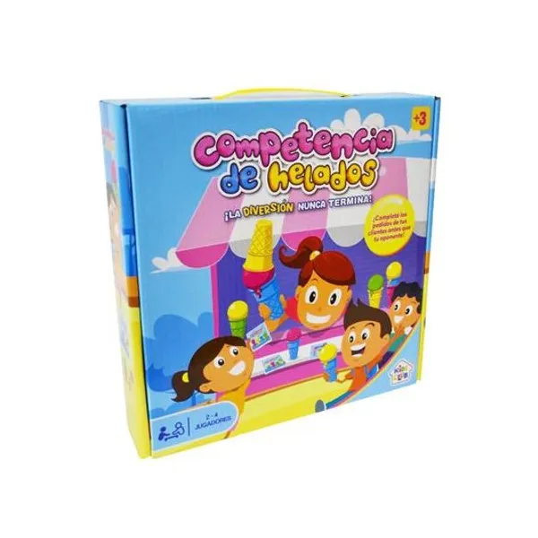 Juego competencia de helados en caja 27x26x6 cm