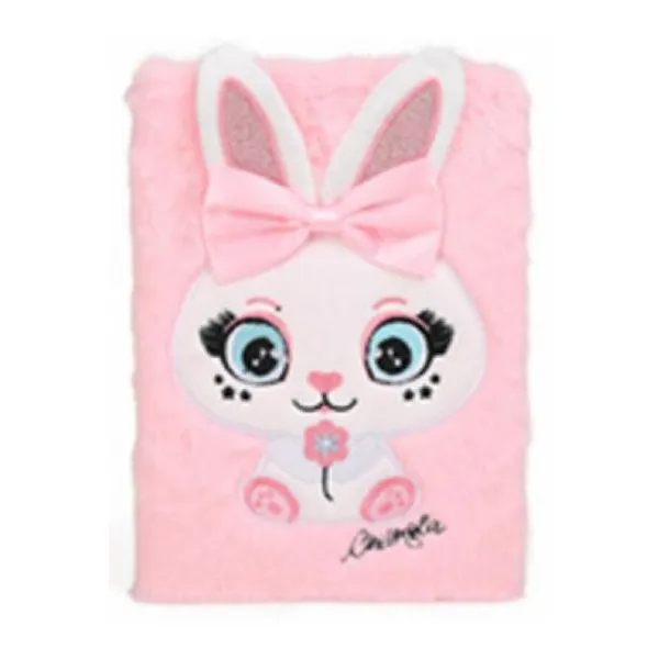 Libreta a5 peluche bunny 80 hojas rayadas