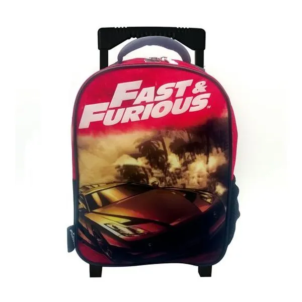 Mochila 12" con carro rápido y furioso Cresko