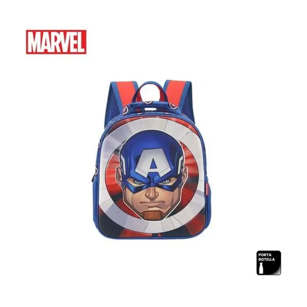 Mochila 12" espalda capitan América 3d lsyd