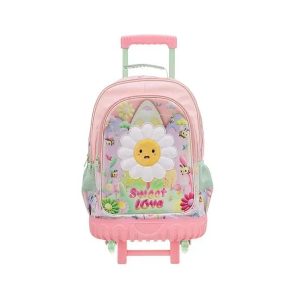 Mochila 18" con carro 3d margarita Filgo