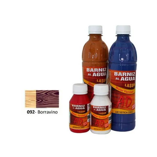 Barniz ad al agua lasur 500 ml092- borravino