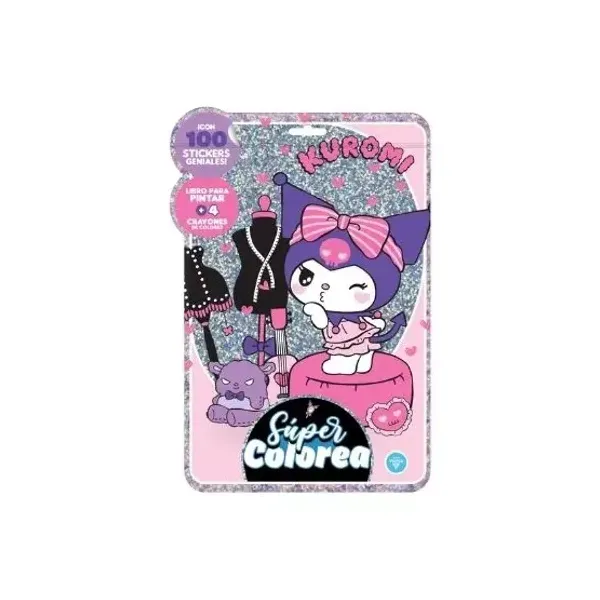 Flow pack editorial vertice super colorea kuromi