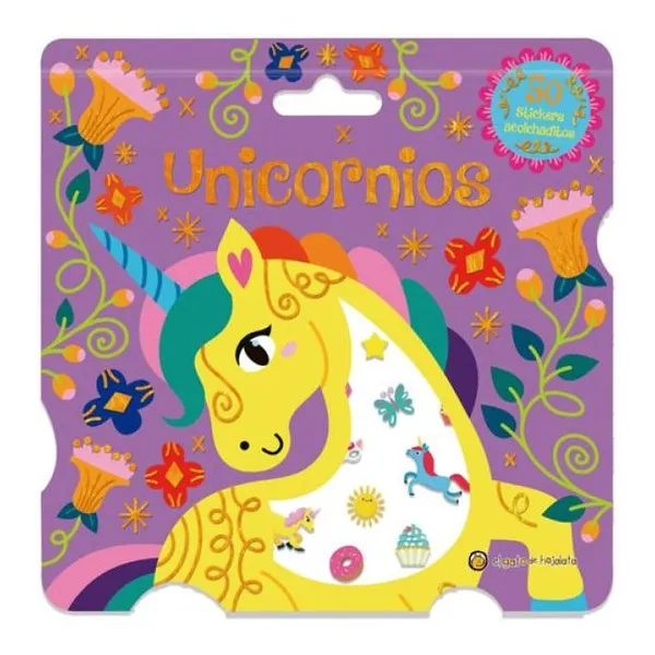 Stickers acolchaditos- unicornios 21 21 cm