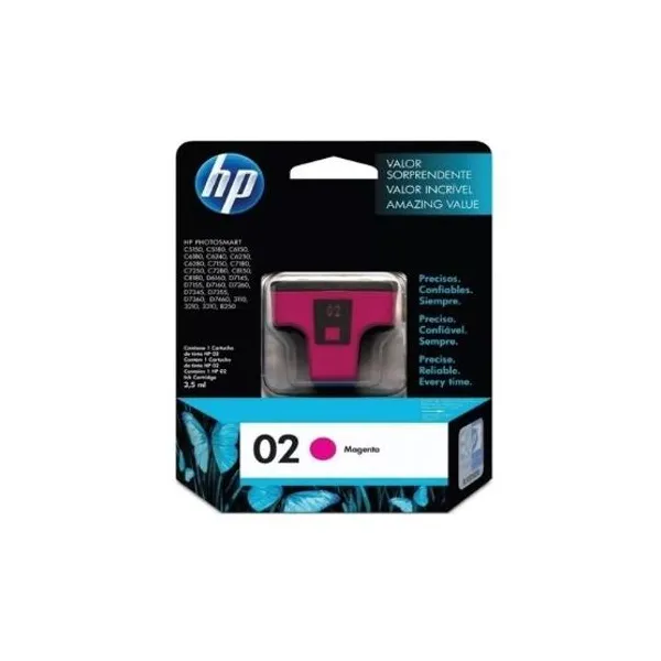 Cartucho HP liquidacion original 02- c8772 magenta
