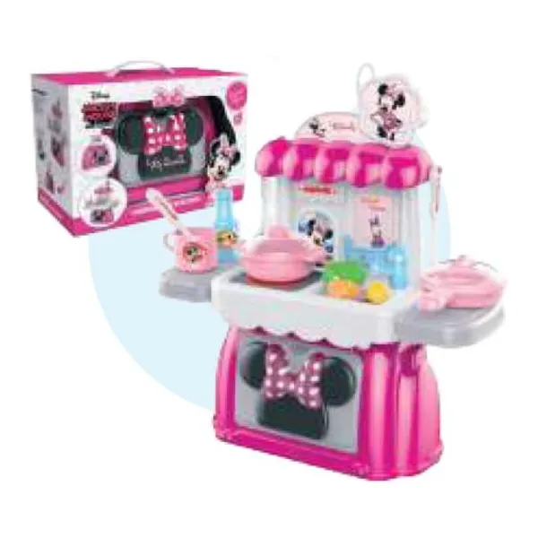 Play house bag set de cocina 2 en 1 minnie kitchen