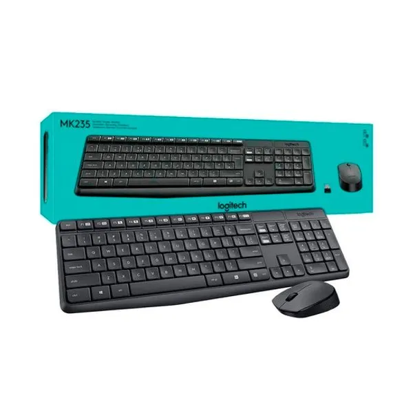 Teclado + mouse inalambrico logitech mk 235 español