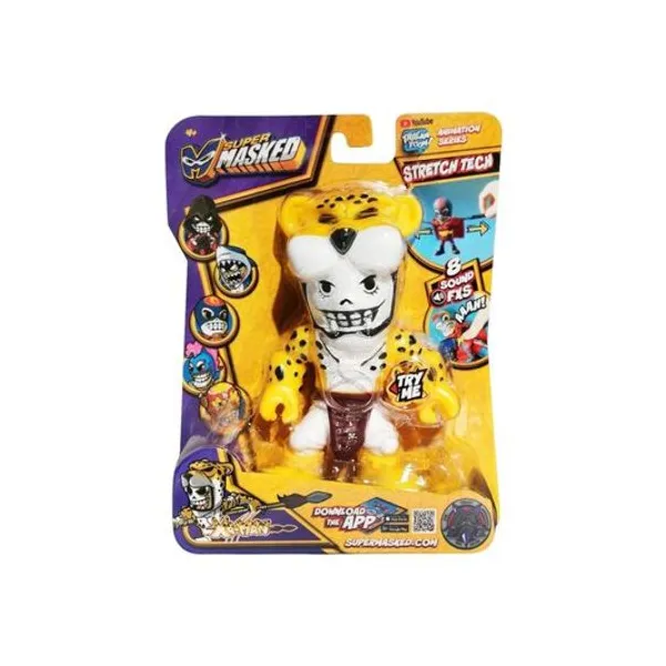 Muñeco elastico super masked xa-man (sin sonido) 15 cm en blister