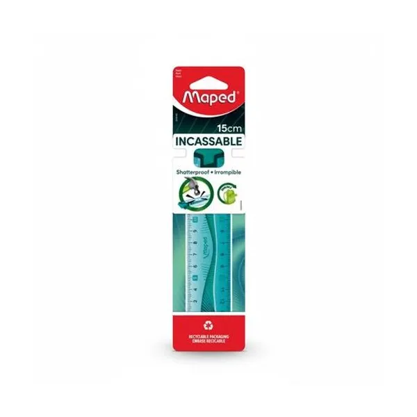 Regla 15 cm irrompible x1 Maped
