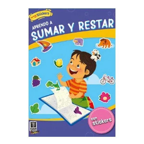 Aprendo a sumar y restar. aprendo con stickers