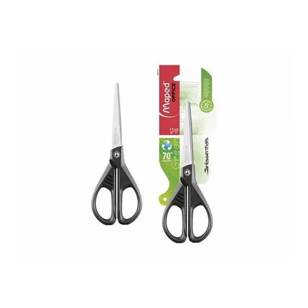 Tijera essentials green 17 cm en blister Maped