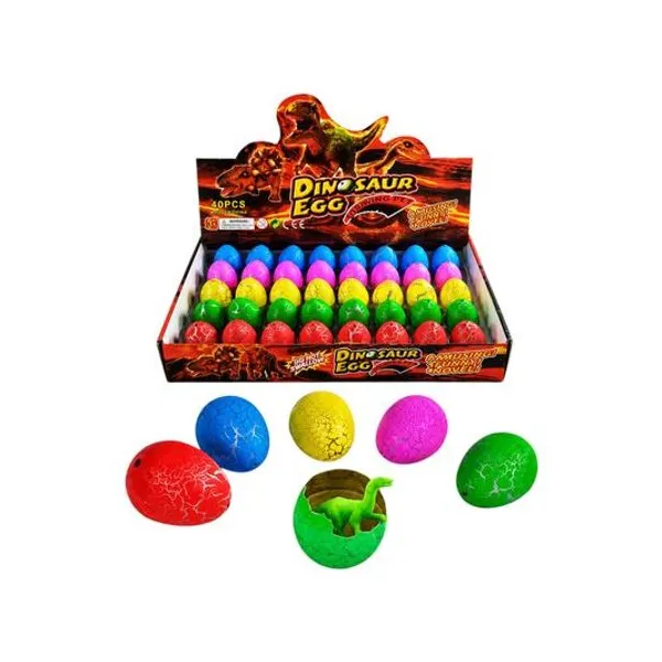 Huevo dinosaurio crece en agua 4.5 cm caja x40 unidades