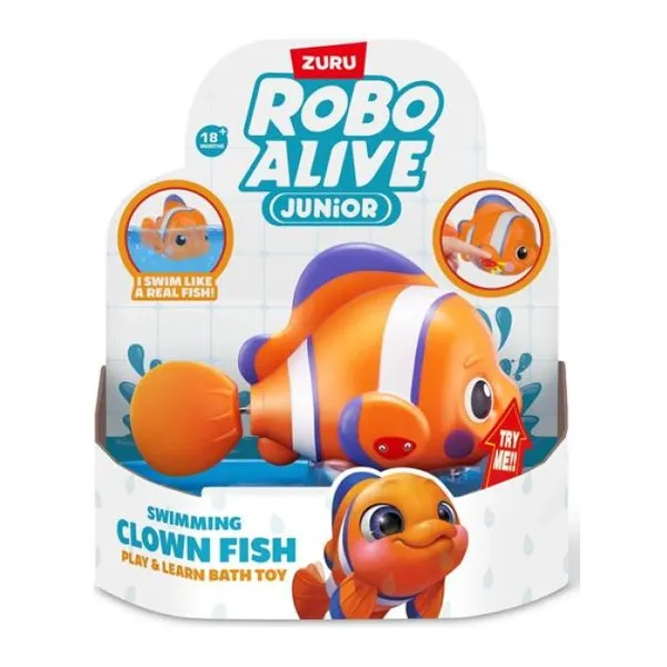 Robo alive junior pez payaso nadador 15 cm