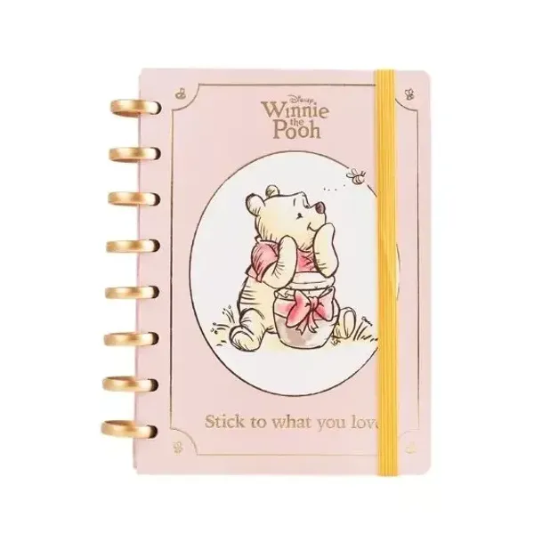 Cuaderno a discos a5 Mooving loop winnie the pooh 80 hjs.raya