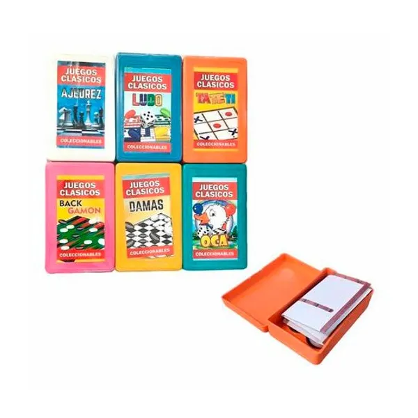 Juego de mesa clásico mini en caja 6x10x2.5 cm x1