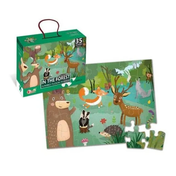 Rompecabezas puzzles infantiles bosque 35 piezas