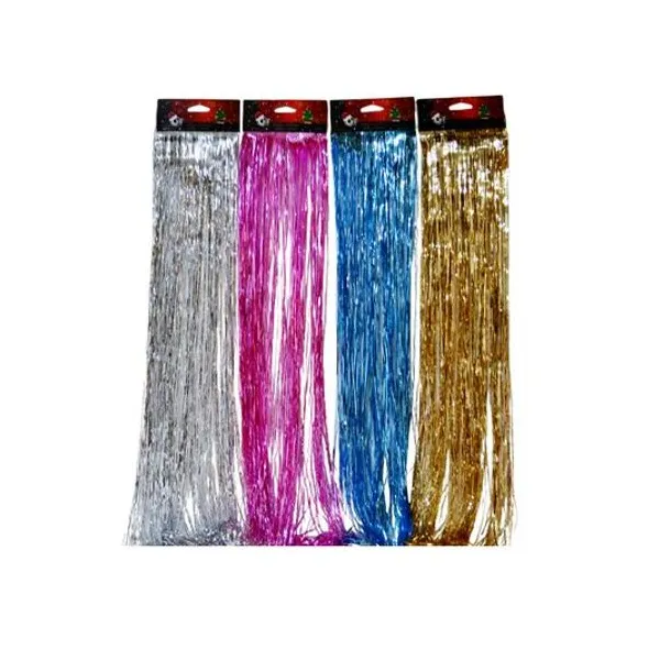 Lluvia 255 cm x2 mts x unidad colores surtidos