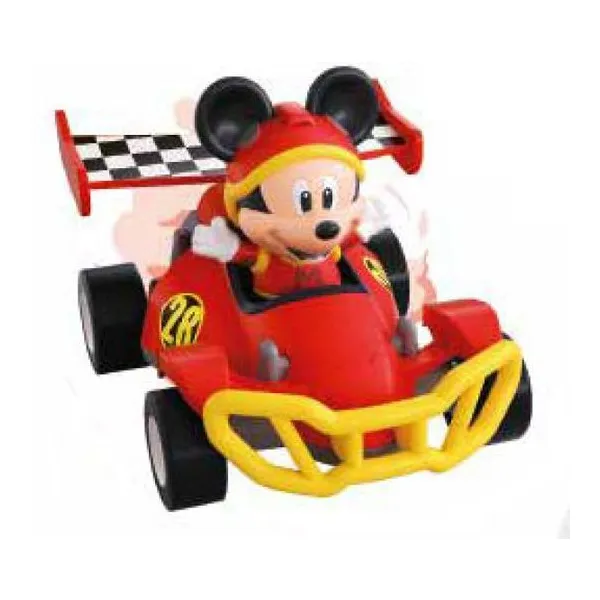 Disney on wheels - auto pequeño armable 10 cm - mickey mouse auto de carrera