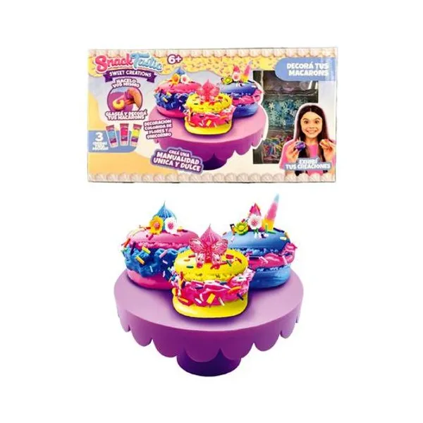 Set decora tus macarons snacktastic en caja 20x11x9 cm Juliana