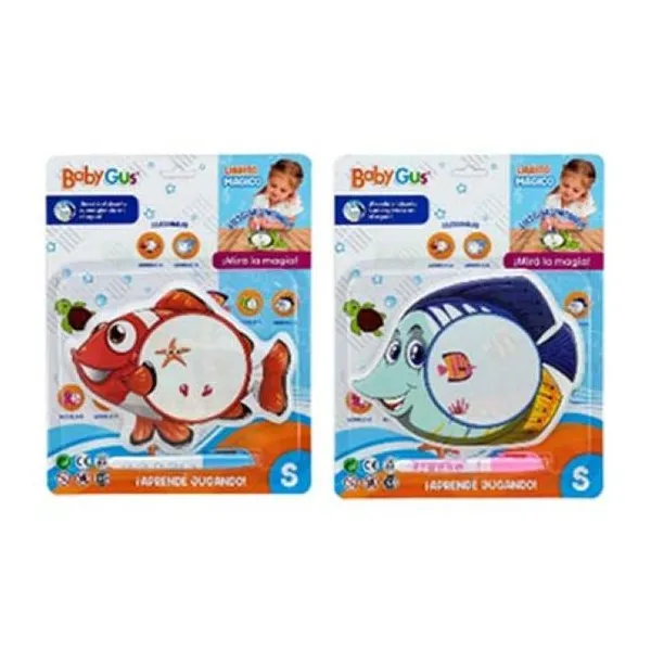 Libro mágico agua para pintar babygus