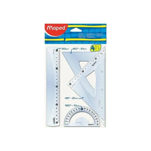 Set de geometria start eco x4 piezas 20 cm Maped