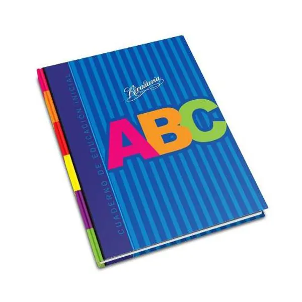 Cuaderno tapa dura Rivadavia abc 19x23,5 educ.inicial 42 hs.