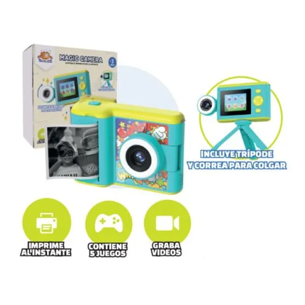Smart camera printing blue