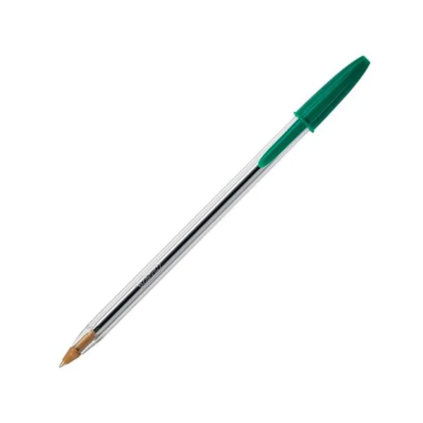 Bolígrafo BIC cristal dura+ 1 mm verde