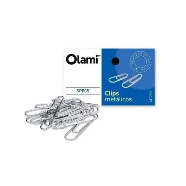 Clips metálico n.° 4 33 mm caja x100 unidades olami