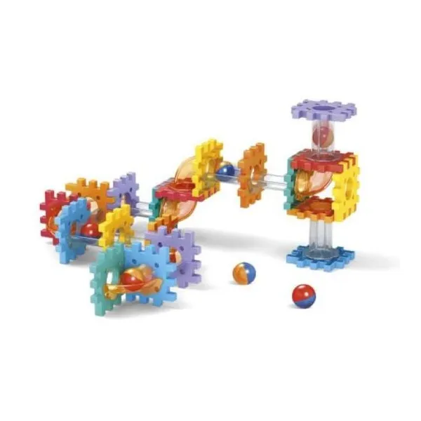 Rolling ball, tubes & blocks 49 pcs