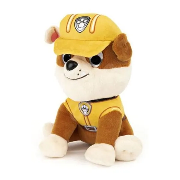 Paw Patrol peluche rubble super suave 16 cm con increíbles detalles. lavable. co