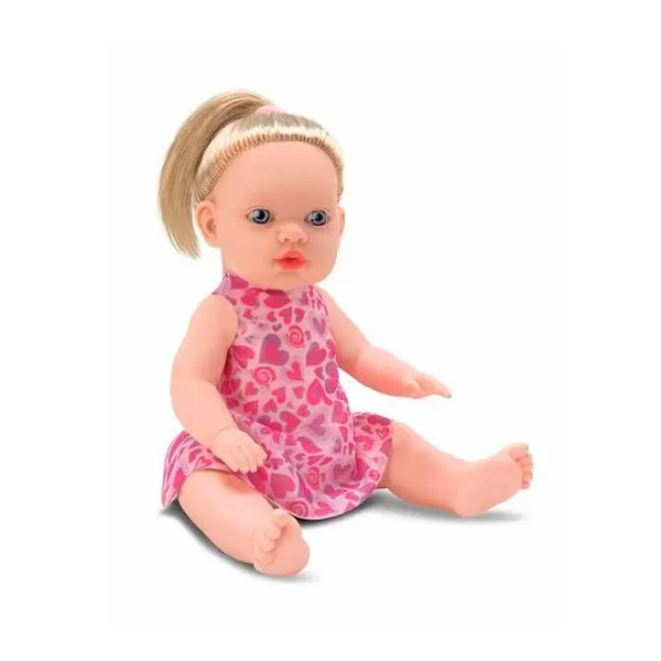 Muñeca titi con cabello 34 cm en caja 23x40x10 cm bambola