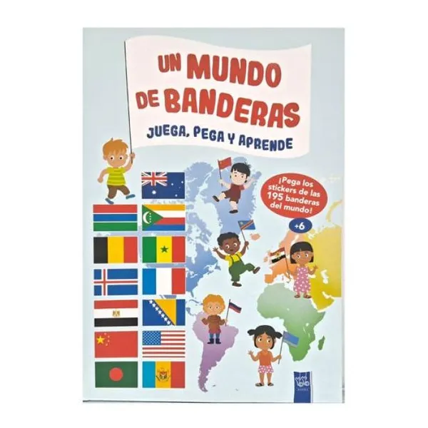 Juega, pega y aprende: un mundo de banderas