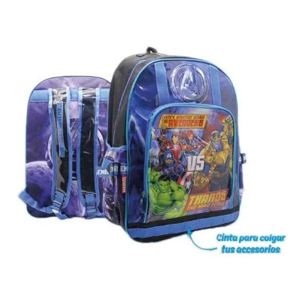 Mochila Avengers 18" espalda