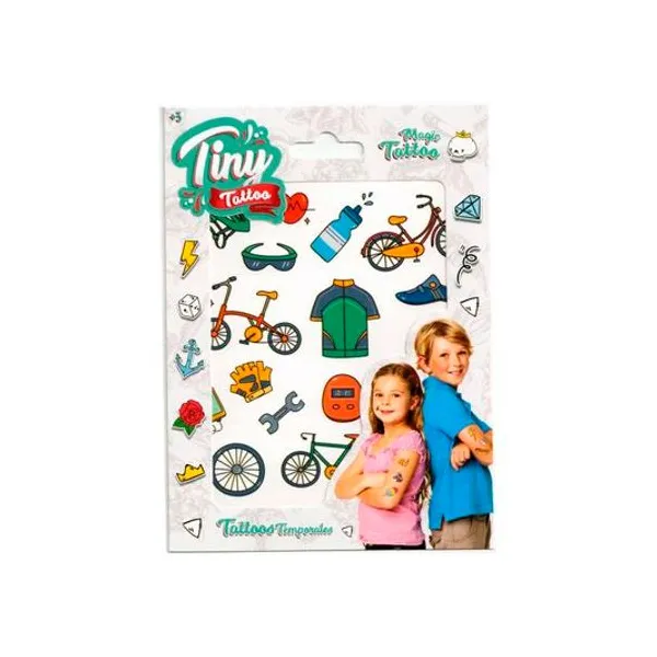 Plancha de tatuajes temporales infantil x1 12.5x17 54612