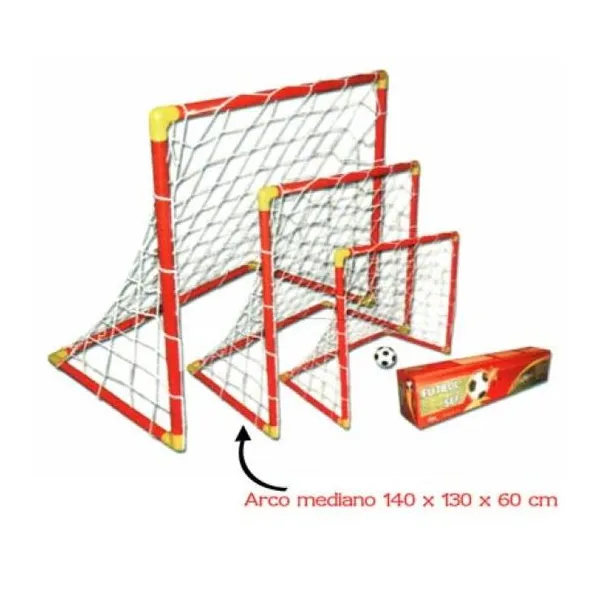 Arco de fútbol mediano (con caño de 4 cm de diámetro)