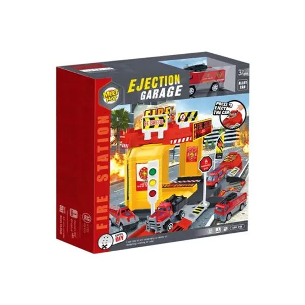 Estacionamiento bomberos en caja 29x21x7.5 cm