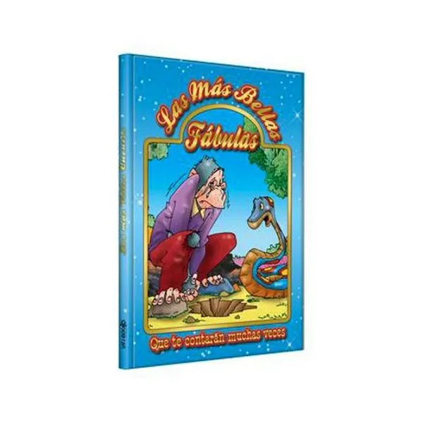 Libro las mas bellas fabulas: azul tapa dura 24x34 cm latinbooks