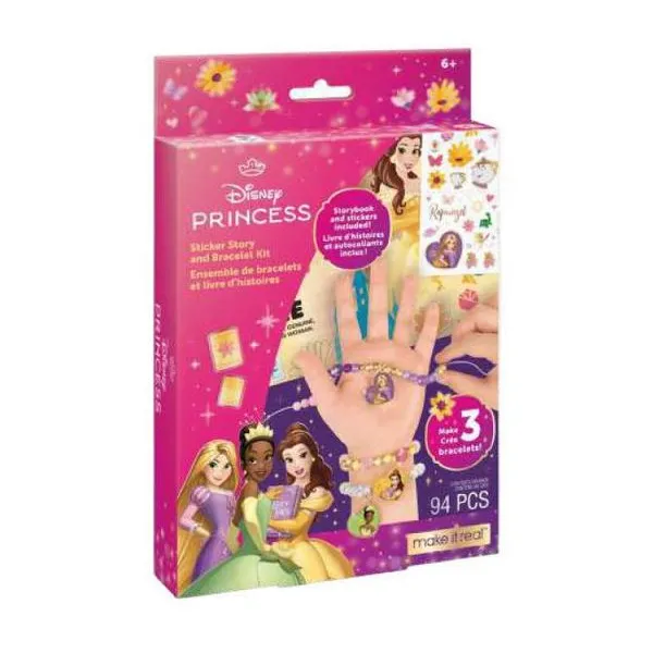 Make it real - pulseras Disney princesas 94 pz